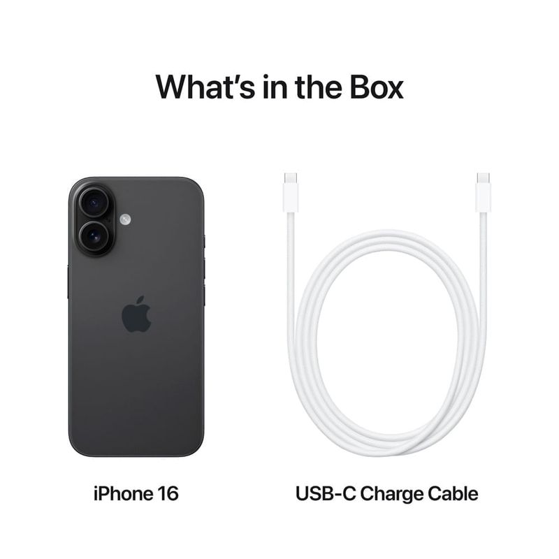 Iphone 16 15.49 cm (6.1") 128gb black + audifono jbl vibe buds 2-1780517886277