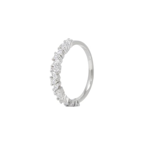 Anillo con zirconia de plata