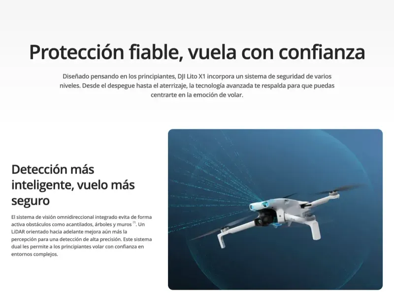 Drone dji lito x1 fly more combo + control sin pantalla + 3 baterias-1780590521079