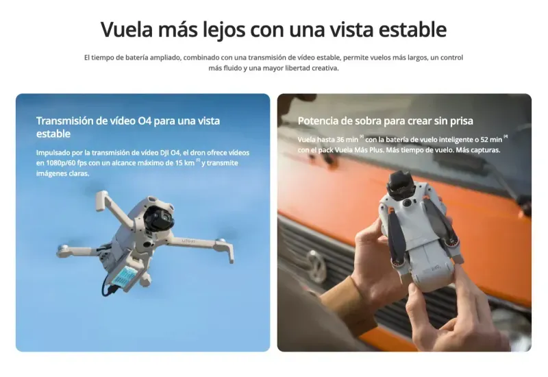 Drone dji lito x1 fly more combo + control sin pantalla + 3 baterias-1780590526894