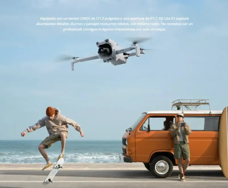 Drone dji lito x1 fly more combo + control sin pantalla + 3 baterias-1780590532688