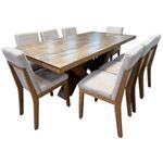 Juego de comedor rectangular 8 personas Windsor-1780592542515