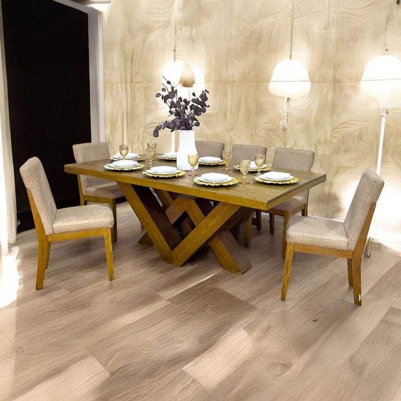 Juego de comedor rectangular 8 personas Windsor-1780592556192