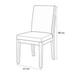 Juego de comedor rectangular 8 personas Windsor-1780592563989