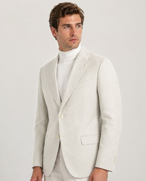 Blazer Puro Ego slim fit ivory