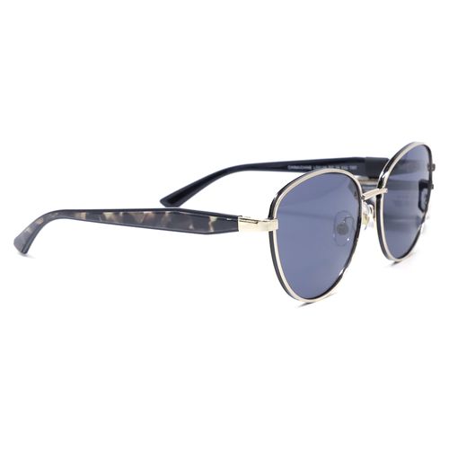 Lentes de sol Foster Grant para mujer estilo cat eye metálico dorado y lentes azules