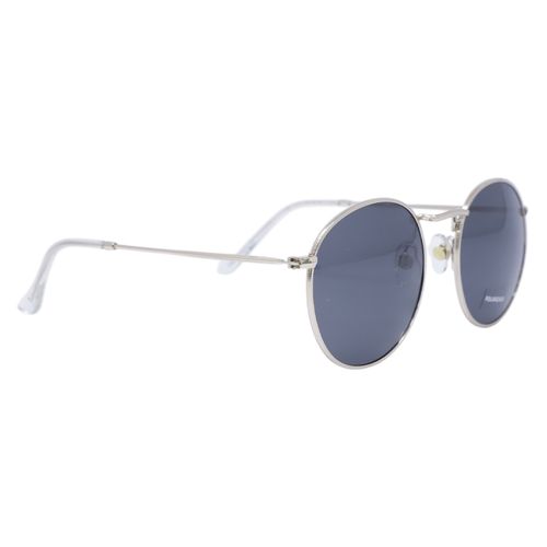 Lentes de sol Foster Grant redondos polarizados unisex color plateado