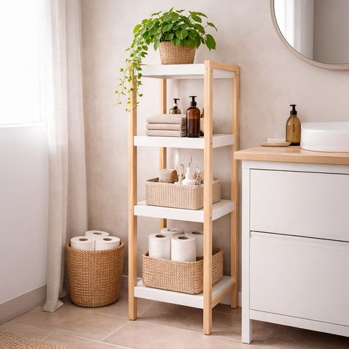 Estante organizador 4 niveles 30 x 28.5 x 98 cm