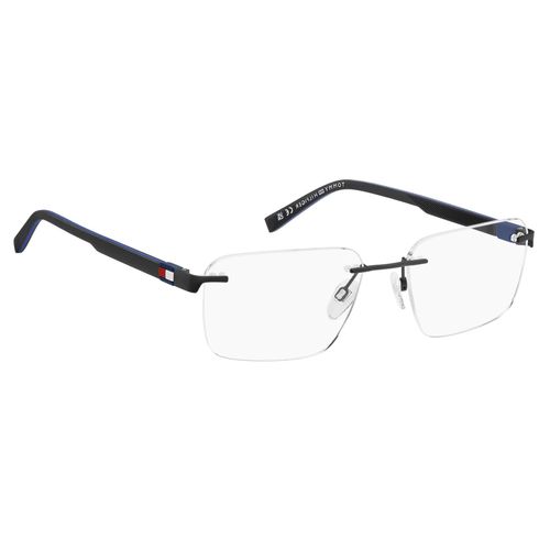 Aro oftálmico Tommy Hilfiger para hombre sin marco negro/azul de metal