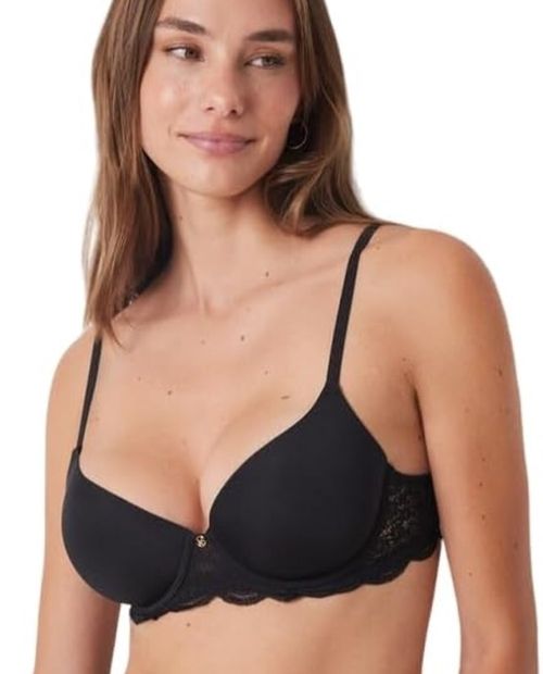 Brasier con aro de encaje negro