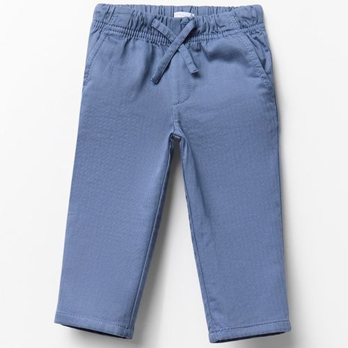 Pantalón azul con cordón ajustable para bebé niño