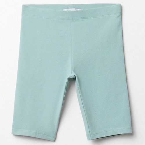 Legging ciclista verde para niña