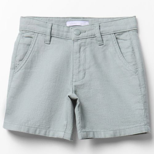 Short verde clásico con bolsillos para niño
