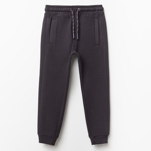 Pantalón jogger gris texturizado para niño