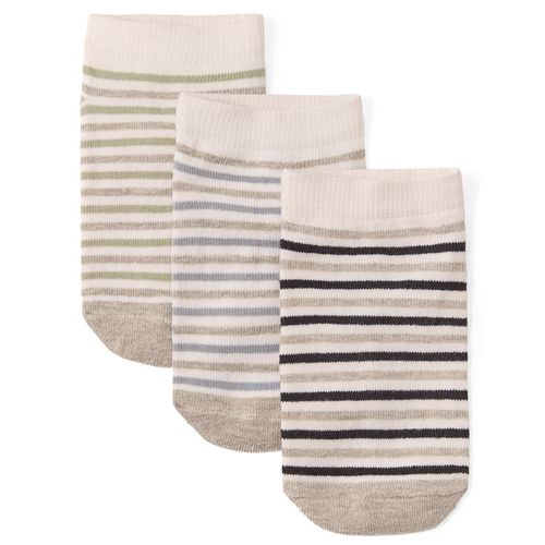 Set 3 pares de calcetines multicolor rayados para niño
