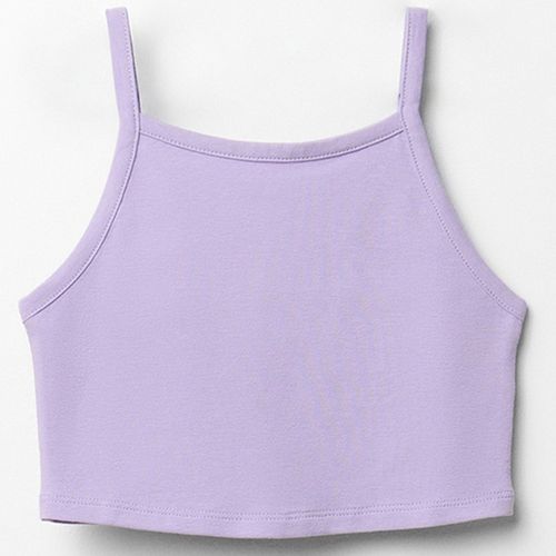 Blusa morada sólida para niña