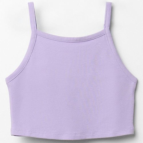 Blusa morada sólida para niña