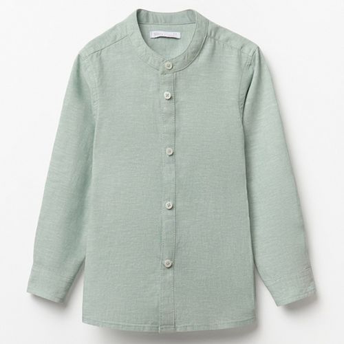 Camisa casual verde sage para niño