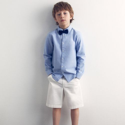 Bermuda blanca para niño