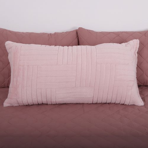 Cojín body pillow rosa 95 x 45 x 20 cm