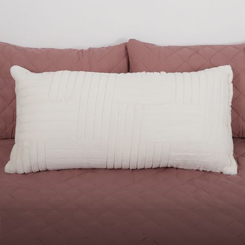 Cojín body pillow crema 95 x 45 x 20 cm