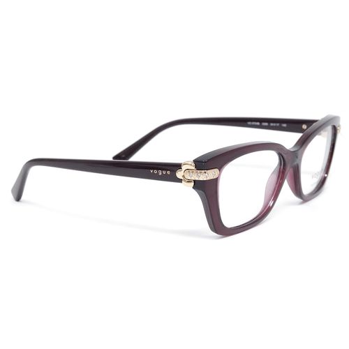 Aro oftálmico Vogue rectangular cat eye rojo para mujer