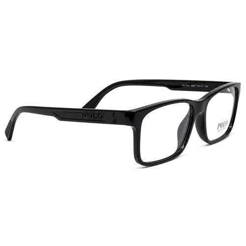 Aro oftálmico Polo Ralph Lauren rectangular para hombre color negro