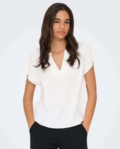 Blusa casual cuello en v