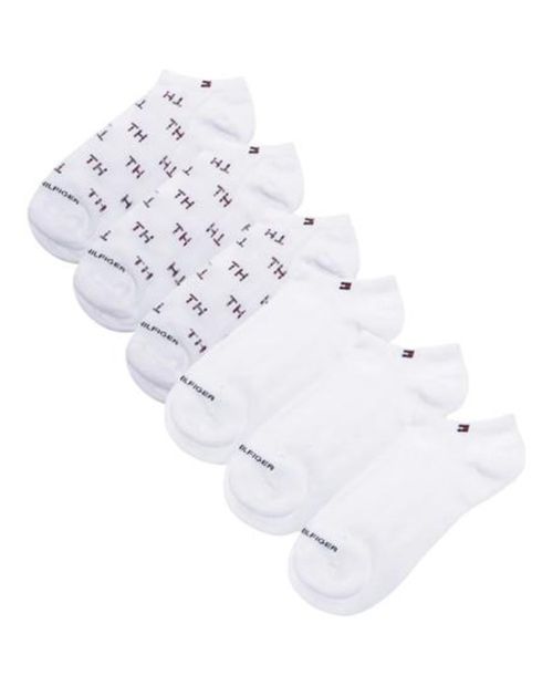 Pack de 6 pares de punteras Tommy Hilfiger para mujer