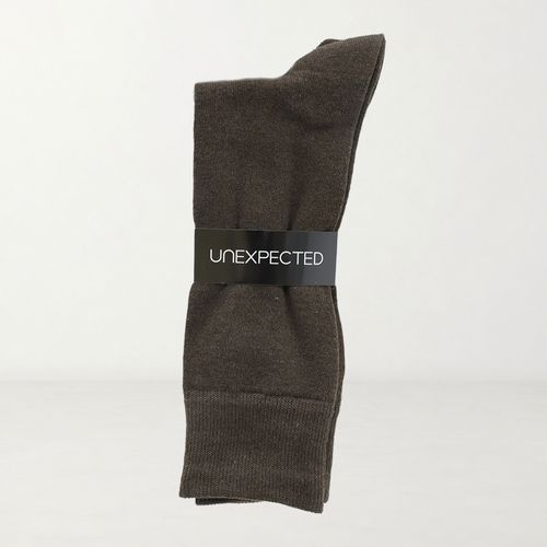 Par de calcetines crew Unexpected café
