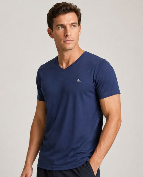 Camiseta deportiva Teammate azul