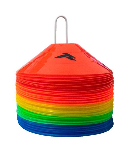 Set de 50 Conos Runic de Entrenamiento Deportivos Multicolor