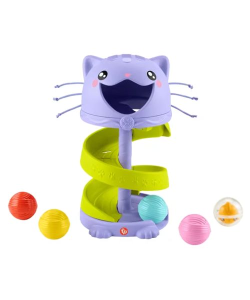 Fisher-Price Juguete para Bebés Gatito Pelotitas Rodantes