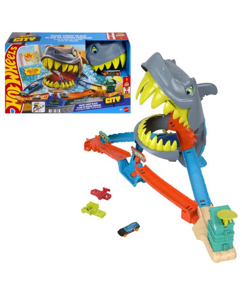 Pista Hot Wheels City Tiburón