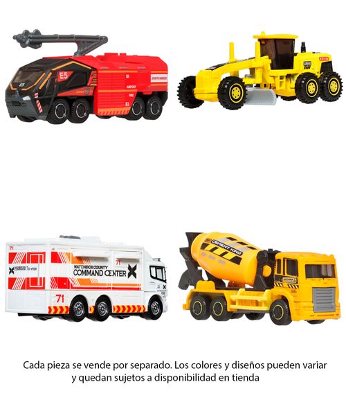 Matchbox Working Rigs vehículos de trabajo surtido (1 unidad)