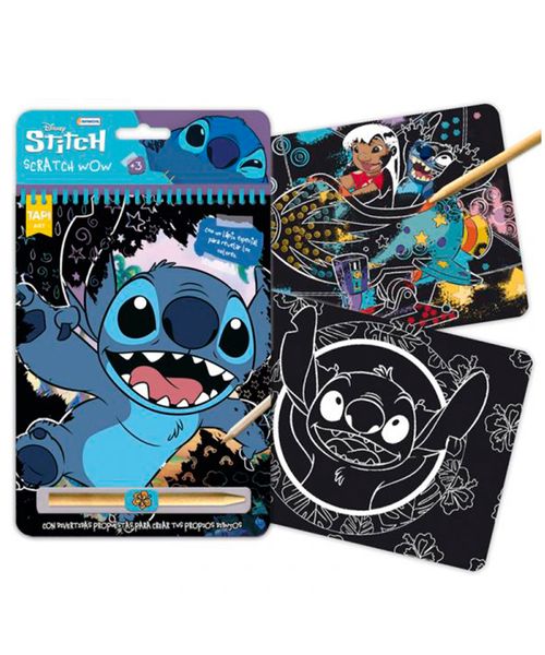 Libro de actividades creativo Scratch Art Stitch