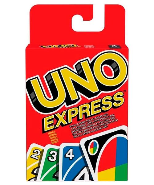 Juego de Cartas Rápido UNO Express 56 Cartas