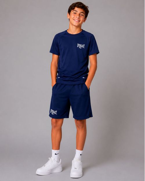 Camiseta azul deportiva para niño