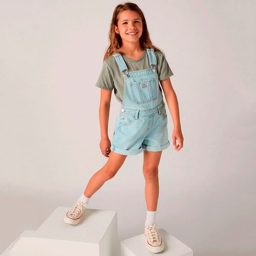Overol denim azul Levi's para niña