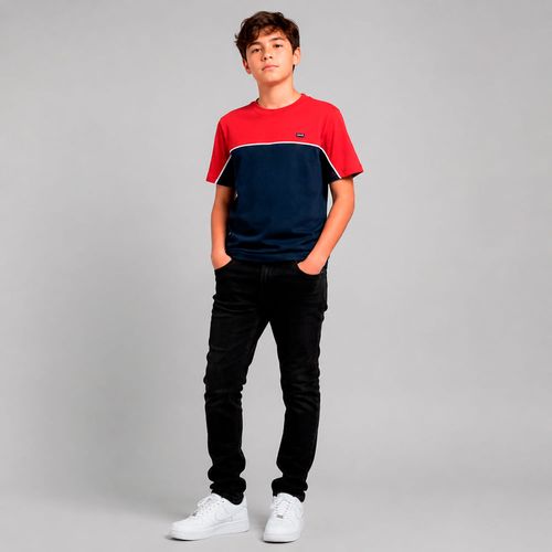 Camiseta Levi's roja con estampado para niño