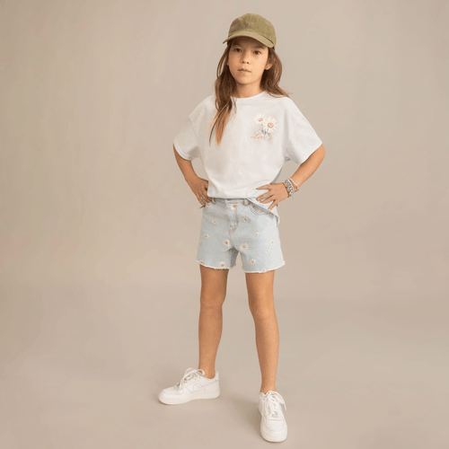 Camiseta Levi’s con estampado floral para niña
