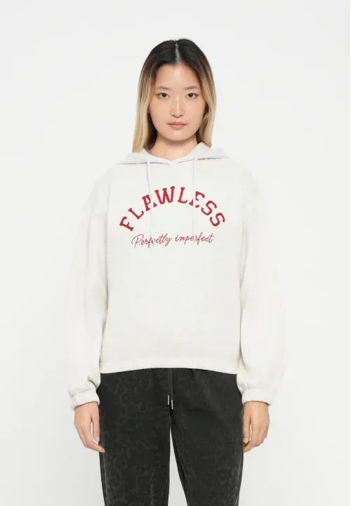 Sudadera hoodie con estampado frontal