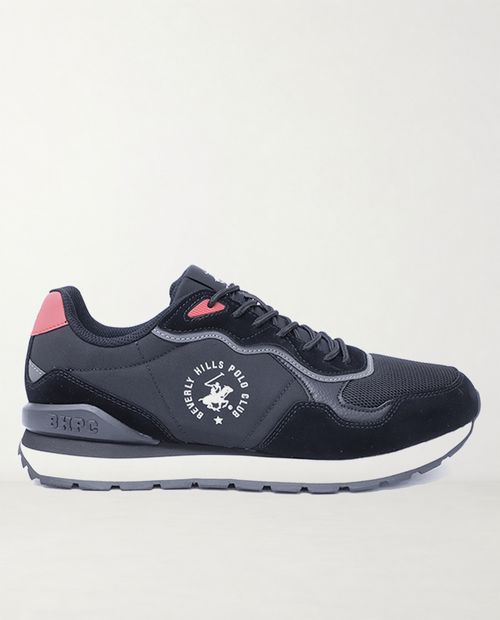 Tenis casual Beverly Hills Polo Club negro para hombre