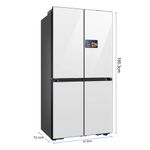 Refrigeradora french door 657 L (23 PCU) Bespoke visión IA RM90F66C1WAP Samsung + Pantalla Samsung 40" (101.6 cm) LED FHD F6000F-1782404274685