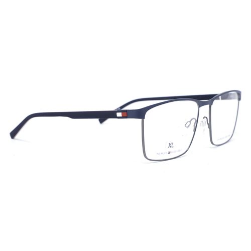 Aro oftálmico Tommy Hilfiger rectangular metal para hombre