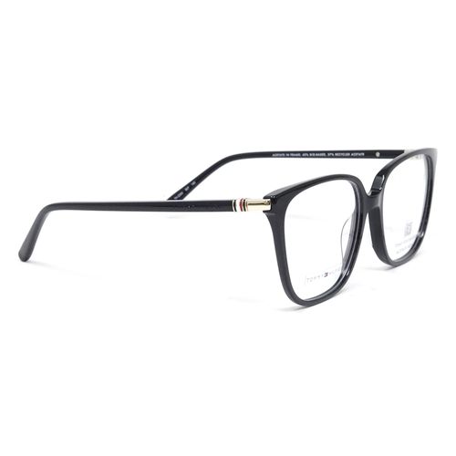 Aro oftálmico Tommy Hilfiger cuadrado negro para mujer