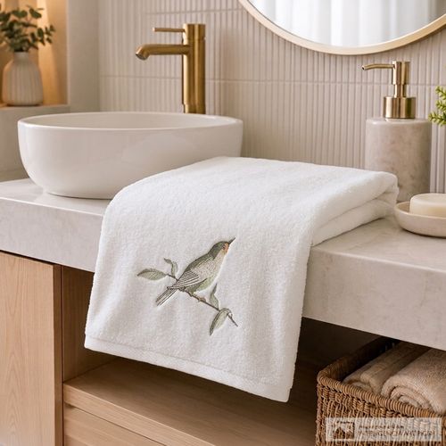 Toalla de baño ventura blanca 70 x 140 cm