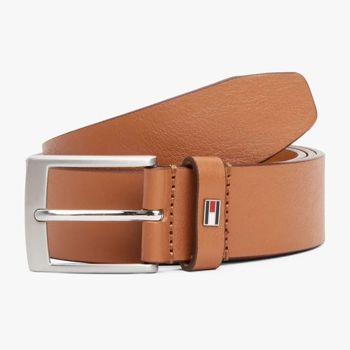 Cinturón Tommy Hilfiger café para hombre