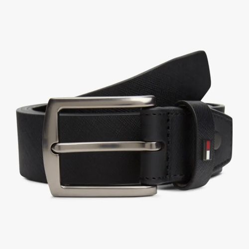 Cinturón Tommy Hilfiger negro para hombre
