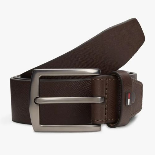 Cinturón Tommy Hilfiger café para hombre